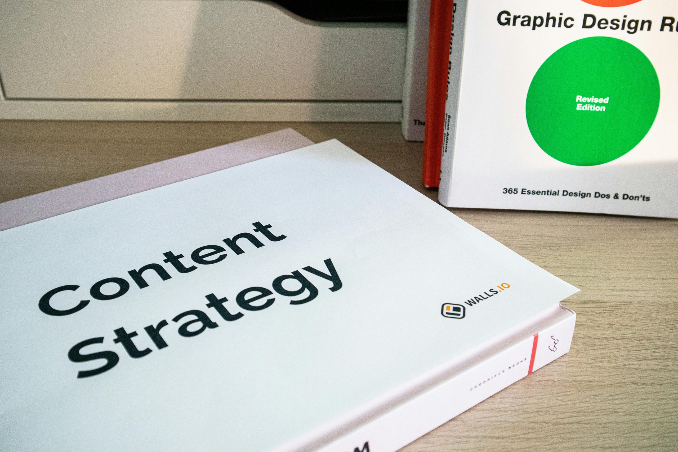 'content strategy' printed on a piece of paper